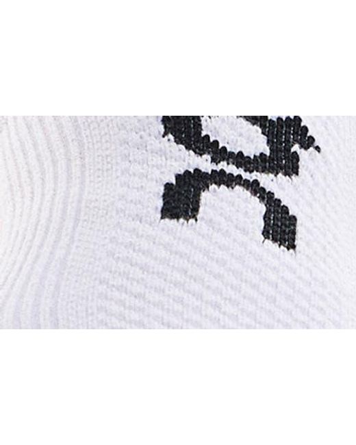 On Shoes White Court Low Socks