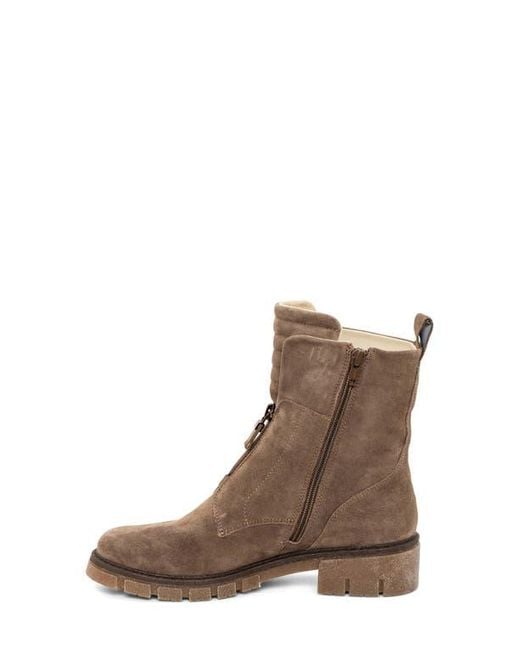 Ara Brown Deon Zip Combat Boot