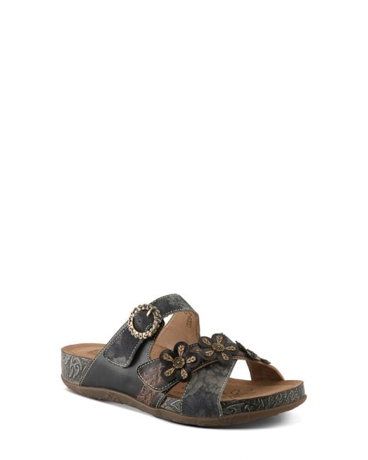 Spring Step Multicolor Caelana Slide Sandal