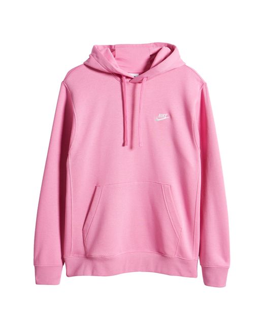 Nike Pink Sportswear Club Hoodie for men
