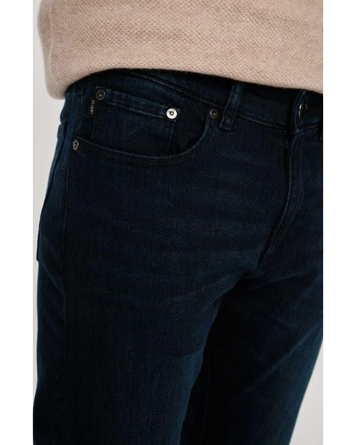 DL1961 Blue Russell Slim Straight Leg Jeans for men