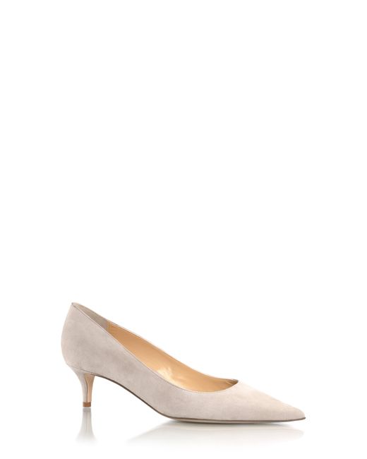 Marion Parke Natural Classic Pointed Toe Kitten Heel Pump