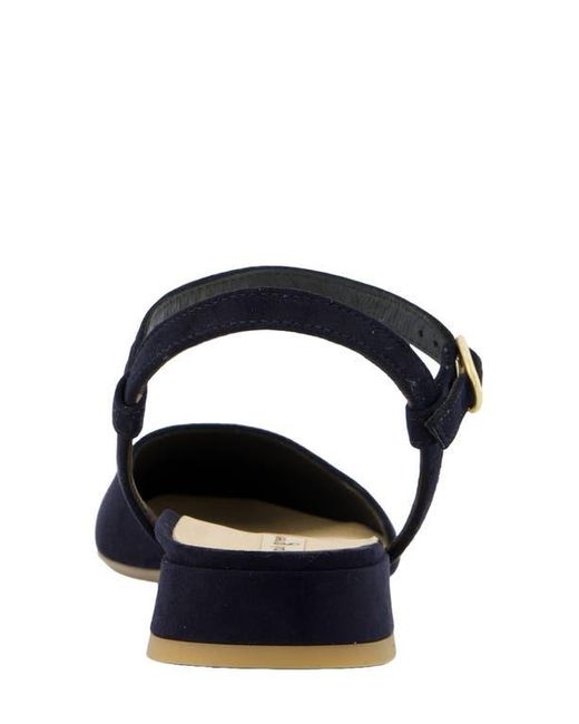 Paul Green Blue Bianca Ankle Strap Pump