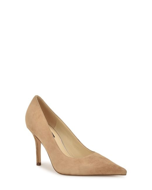 Nine West Natural Gemmha Pointed Toe Pump