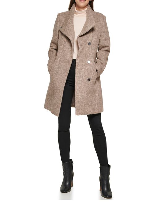 Kenneth Cole Natural Asymmetrical Coat