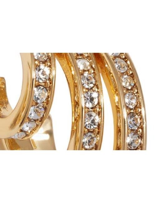 Roxanne Assoulin Metallic The Triple Hoop Earrings