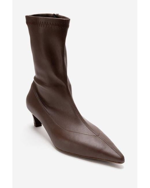 Prologue Shoes Women's Brown Alora Kitten Heel Boot