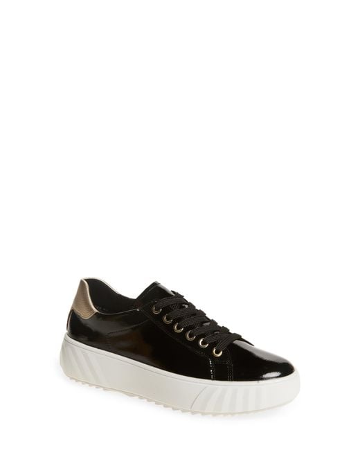 Ara Black Mikky Platform Sneaker