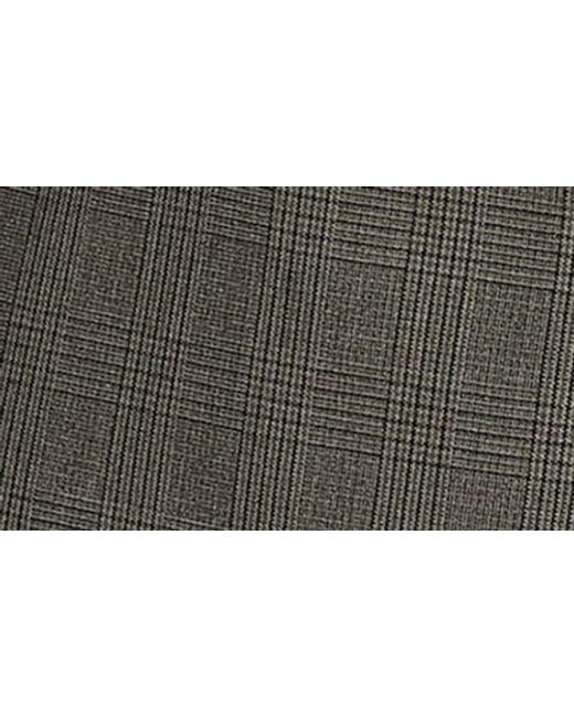 Donna Karan Black Plaid One-Button Blazer