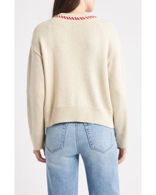 Rails Women's Blue Mavie Intarsia Floral Cardigan