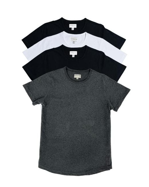 Dapper Boi Black Drop-Cut Crew Neck 4-Pack 2.0