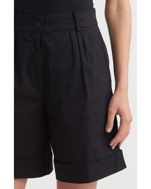 Faithfull The Brand Gray Campania Cotton Twill Shorts