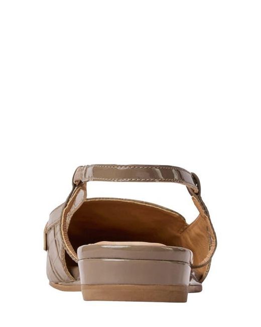 Andre Assous Natural Blake Slingback Wedge