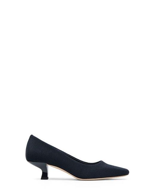 Donald J Pliner Blue Cristin Kitten Heel Pump