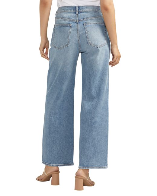 Silver Jeans Co. Blue The Slouchy High Waist Wide Leg Jeans