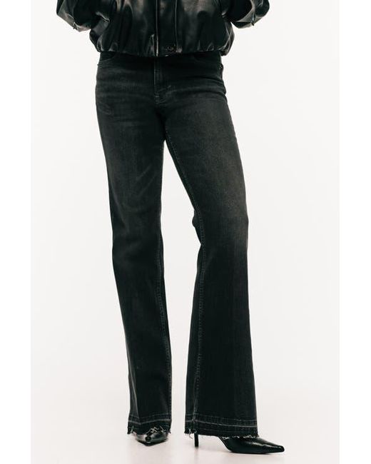 H&M Black Flared High Jeans