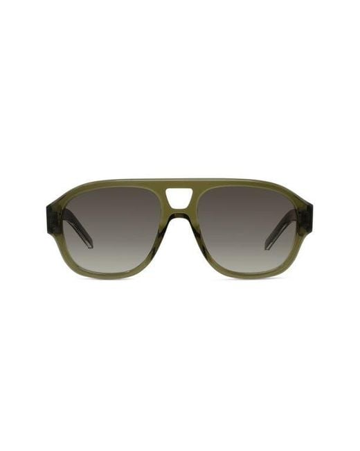 Givenchy Gray Day 55Mm Gradient Pilot Sunglasses
