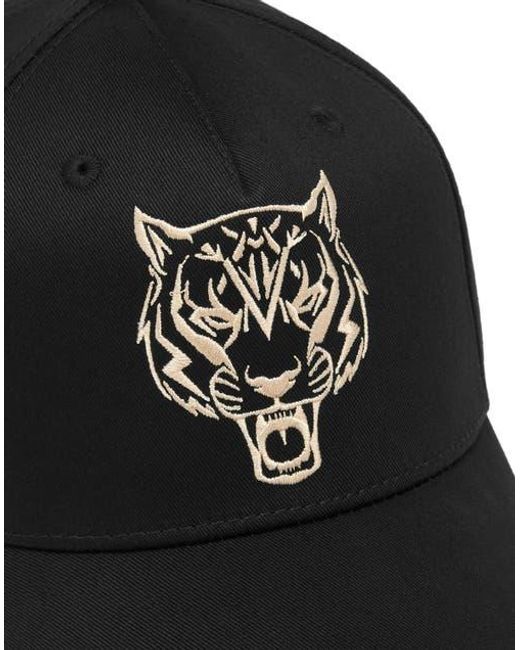 Philipp Plein Black Tiger Baseball Cap