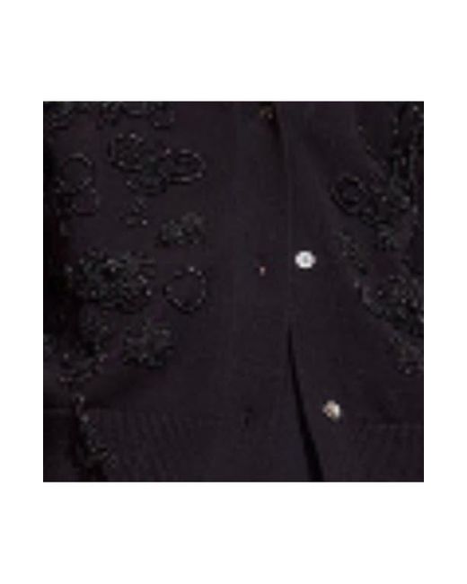 Cynthia Rowley Black Paloma Boyfriend Cardigan