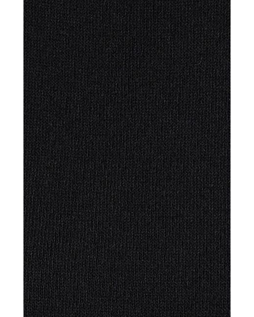 Anne Klein Black Funnel Neck Sleeveless Sweater Dress