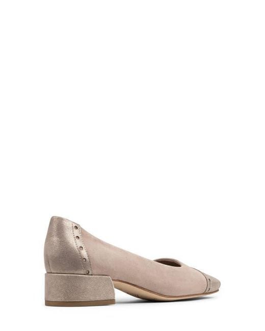 Donald J Pliner Brown Cap Toe Pump