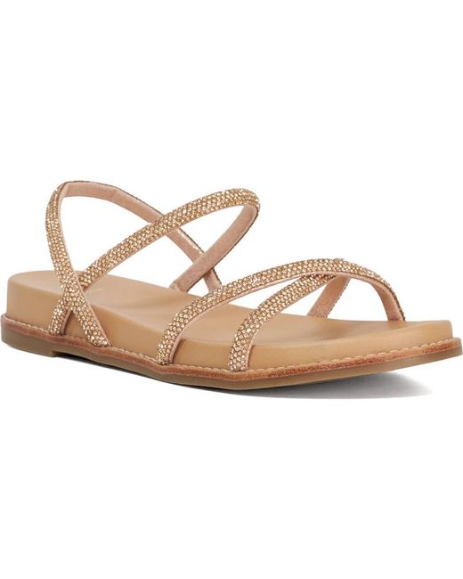Dune Metallic Levia Slingback Platform Sandal