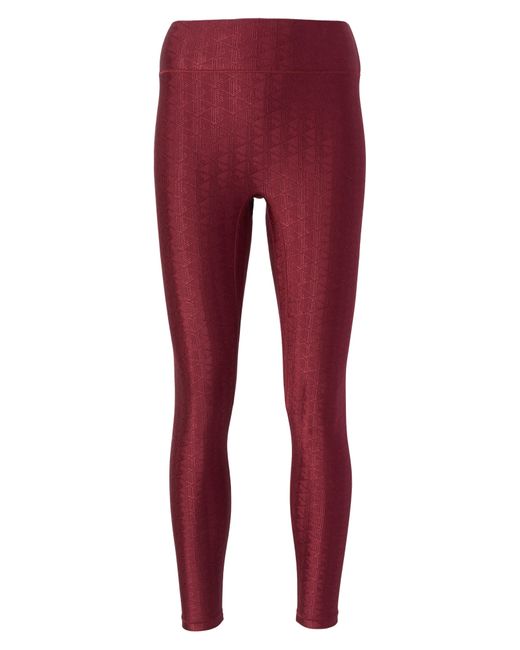 Lacoste Red Diamond Jacquard leggings