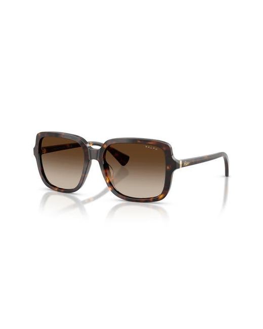 Ralph Brown 56Mm Gradient Square Sunglasses