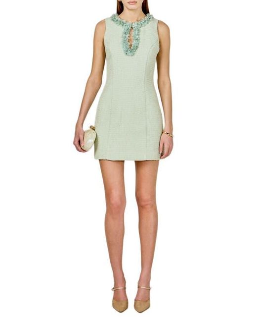 green emerald velvet dress Crochet Layered Midi Dress – Endless Rose main image 1