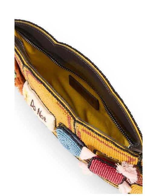 Staud Multicolor Beaded Couch Clutch