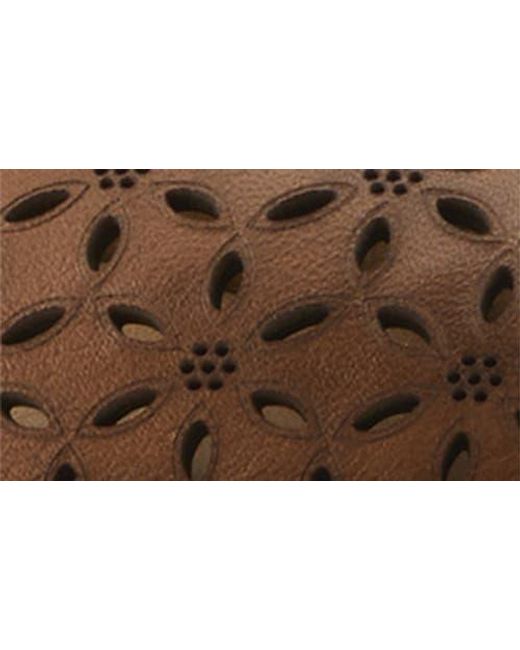 Spring Step Brown Canoya Flat