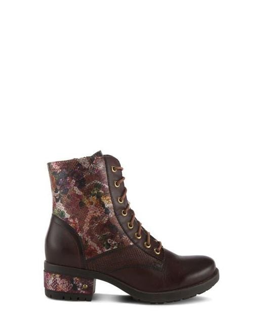 Spring Step Brown Marty-Met Bootie