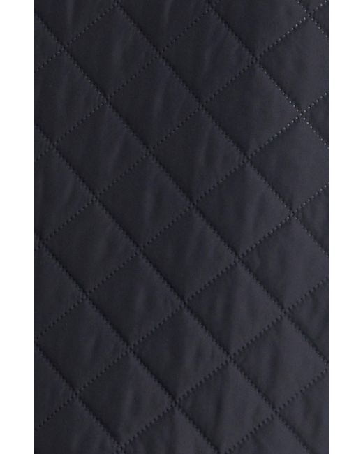 Barbour Black Gosford Velvet Collar Quilted Jacket