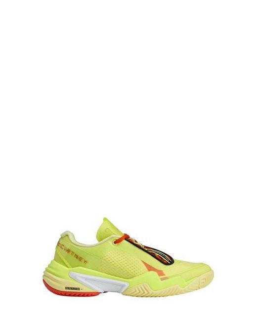 Adidas By Stella McCartney Yellow Barricade Tennis Sneaker