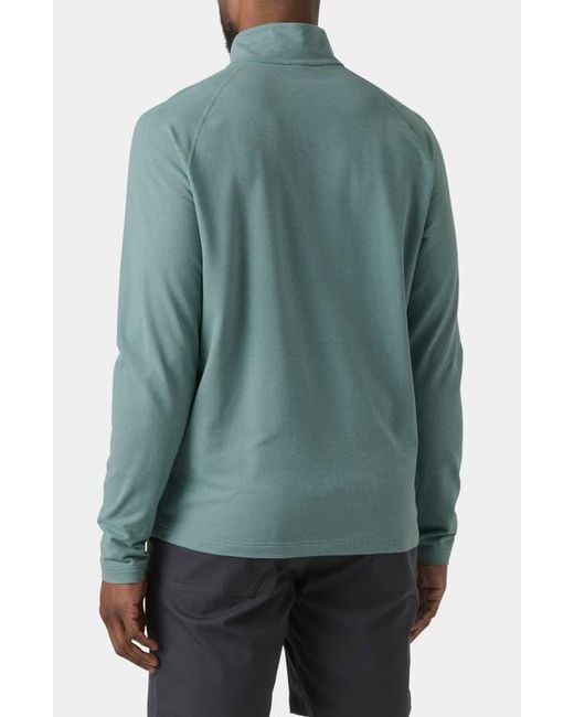 Helly Hansen Green Tyri Half Zip Pullover for men