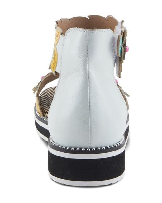 Spring Step Blue Cruzer Ankle Strap Sandal