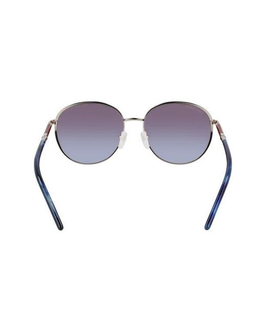 Longchamp Purple 53Mm Gradient Round Sunglasses