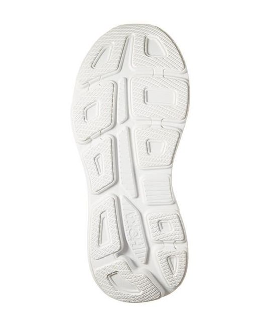 Hoka One One White Bondi 9 Running Shoe for men