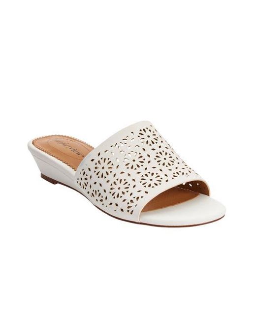 Comfortview White The Capri Slip On Mule