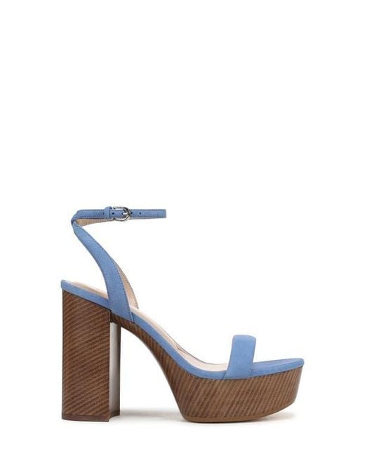 FAVORITE DAUGHTER Blue Ruby Ankle Strap Platform Sandal