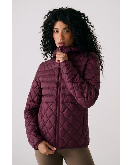 Lolë Red The Base Packable Insulated Hooded Jacket