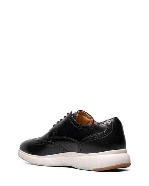 Florsheim Black Dash Wingtip Derby for men