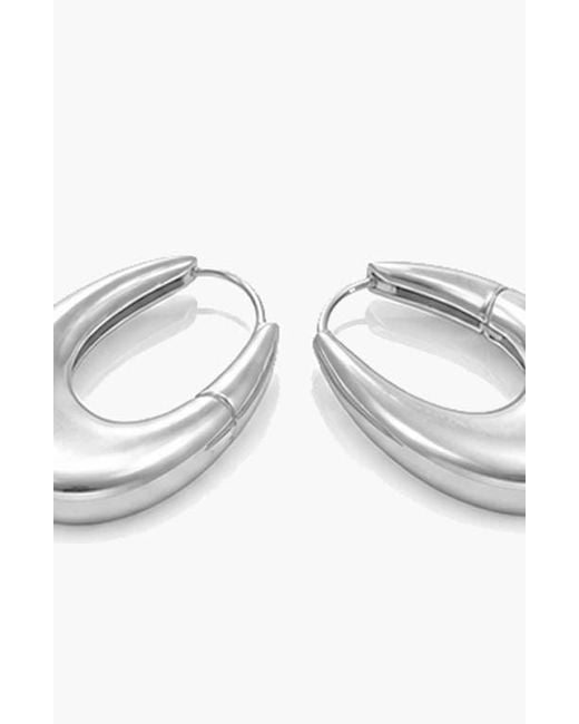 Yoj Metallic Eclipse Mini Hoops