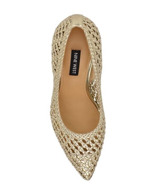 Nine West Metallic Tatiana Pointed Toe Pump
