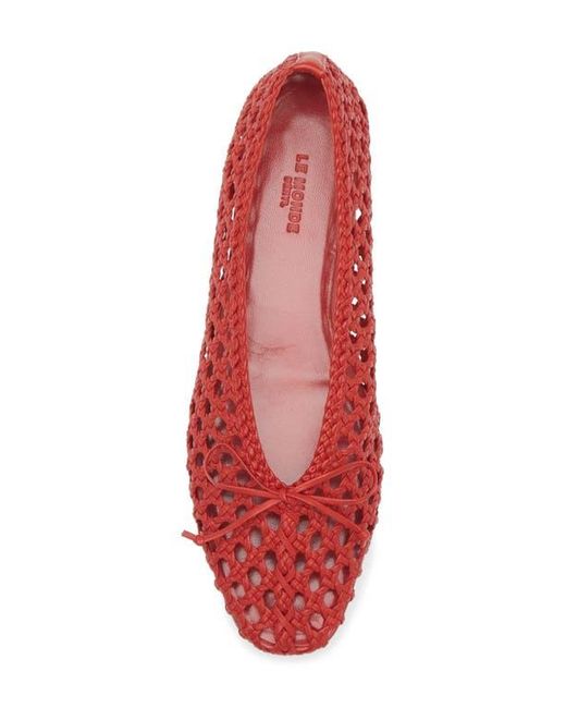 Le Monde Beryl Red Regency Woven Flat