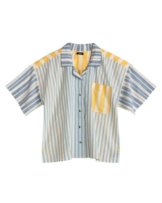 Echo Blue Cassis Camp Shirt