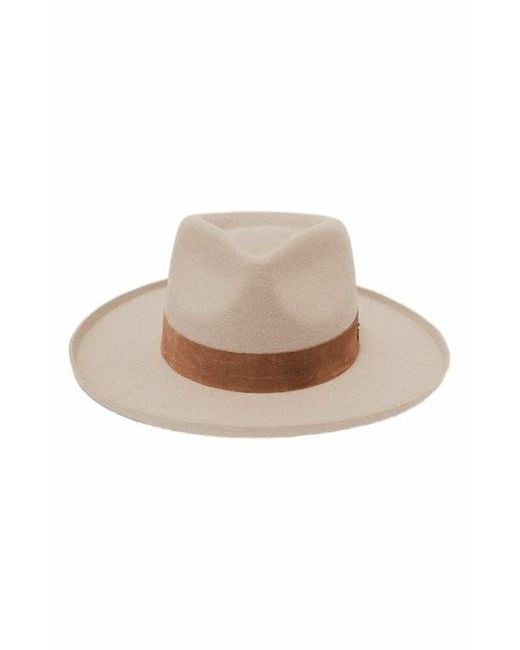 Two Roads Hat Co. Natural Echo Park Fedora Hat for men