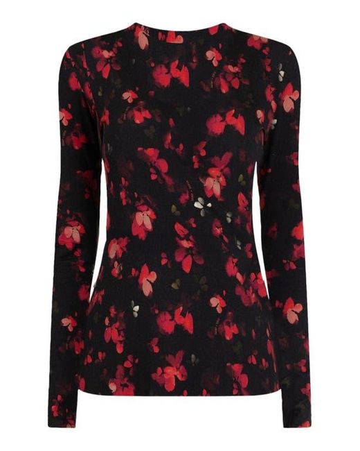 Saint + Sofia Black Remy Crop Sweater