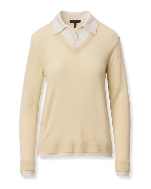 Rag & Bone Blue Anne Wool Sweater