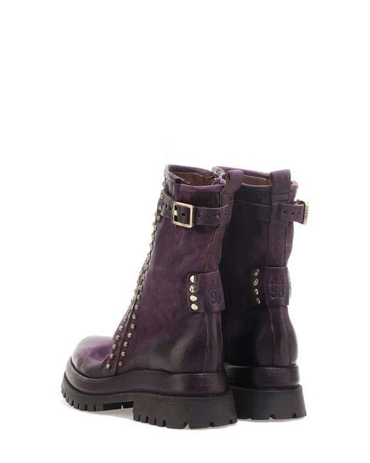 A.s.98 Purple Duke Stud Trim Boot